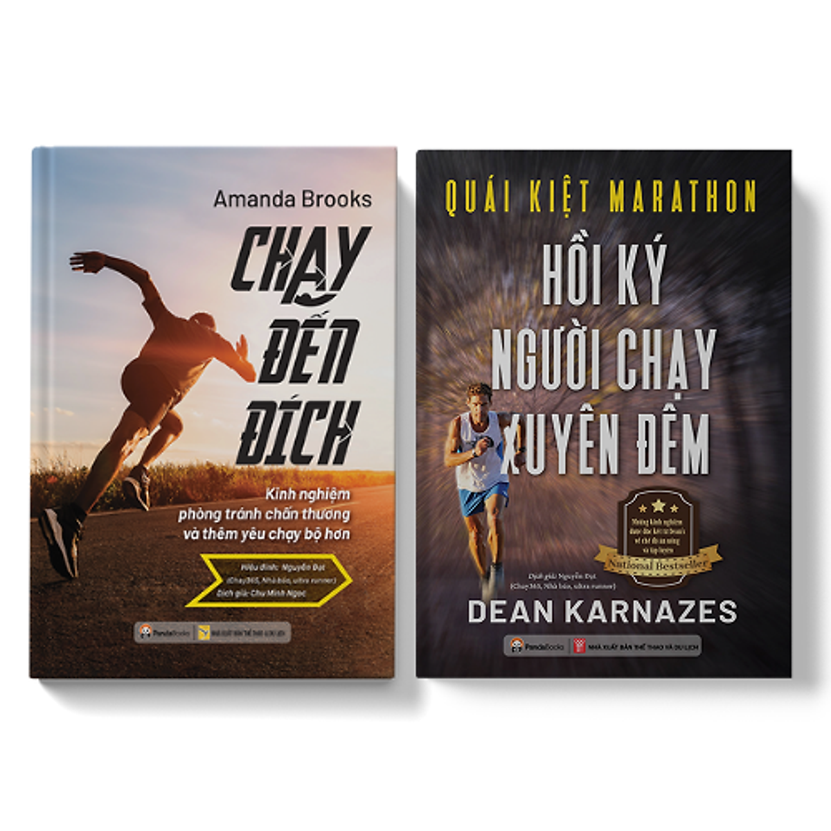 Sách Pandabooks Combo 2 Cuốn Chạy Đến Đích+ Quái Kiệt Marathone