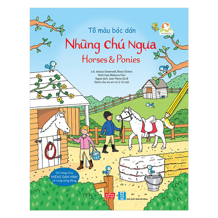 Tô Màu Bóc Dán - Những Chú Ngựa - Horses & Ponies