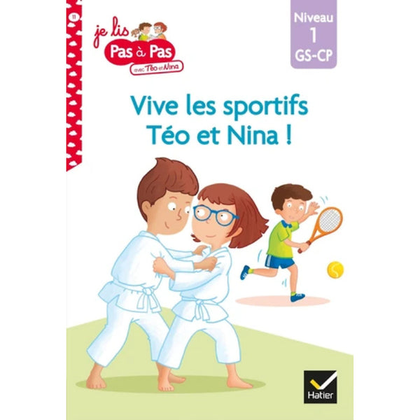 Sách Tập Đọc Tiếng Pháp - Téo Et Nina Niveau 1 - Vive Les Sportifs!