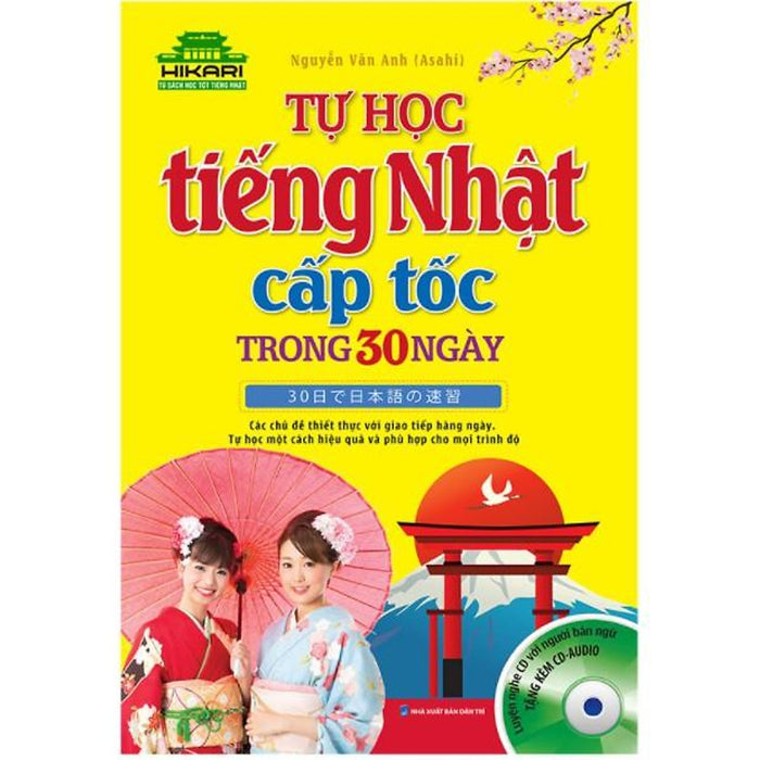 Sách - Tự Học Tiếng Nhật Cấp Tốc Trong 30 Ngày