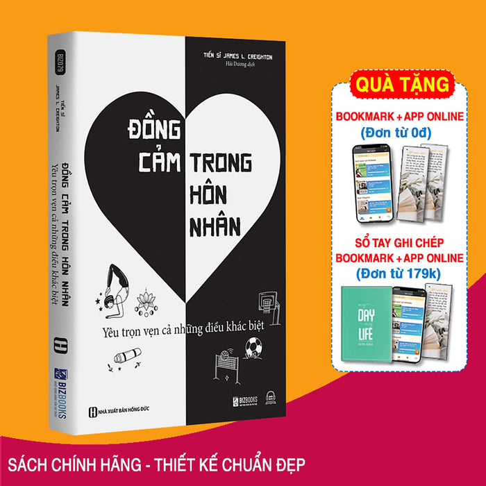 Sách Đồng Cảm Trong Hôn Nhân: Yêu Trọn Vẹn Cả Những Điều Khác Biệt