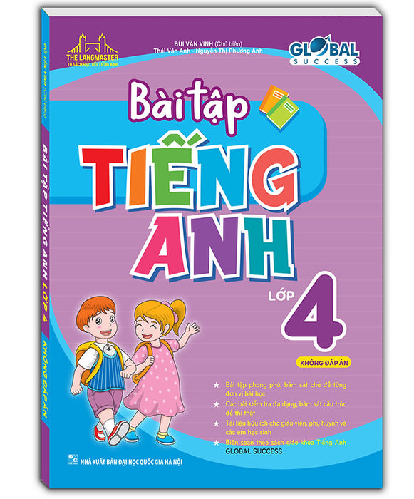 Global Success - Bài Tập Tiếng Anh Lớp 4 (Không Đáp Án)