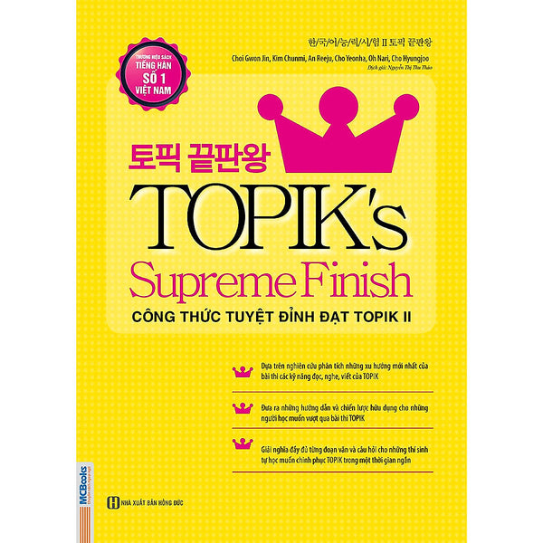 Topik'S Supereme Finish Công Thức Tuyệt Đỉnh Đạt Topik Ii