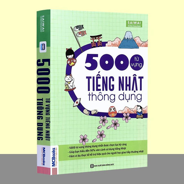 Sách - 5000 Từ Vựng Tiếng Nhật Thông Dụng (Tái Bản 2020)