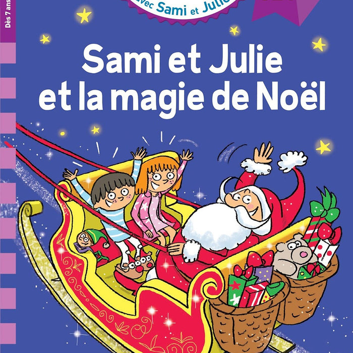 Sách Luyện Đọc Tiếng Pháp: J'Apprends À Lire Avec Sami Et Julie Sami Et Julie Et La Magie De Noël. Niveau Ce1