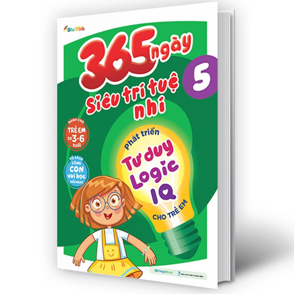 365 Ngày Siêu Trí Tuệ Nhí - Phát Triển Tư Duy Logic Iq Cho Trẻ Em 5 (Megabook)