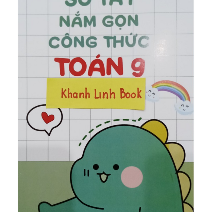 Sách - Sổ Tay Nắm Gọn Công Thức Toán 9 (Takenote)