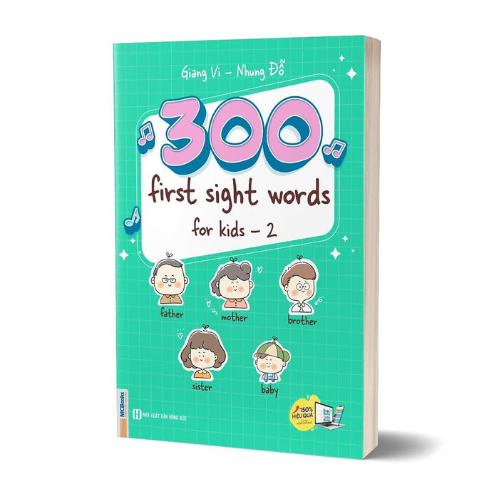 300 First Sight Words For Kid - 2  - Bản Quyền
