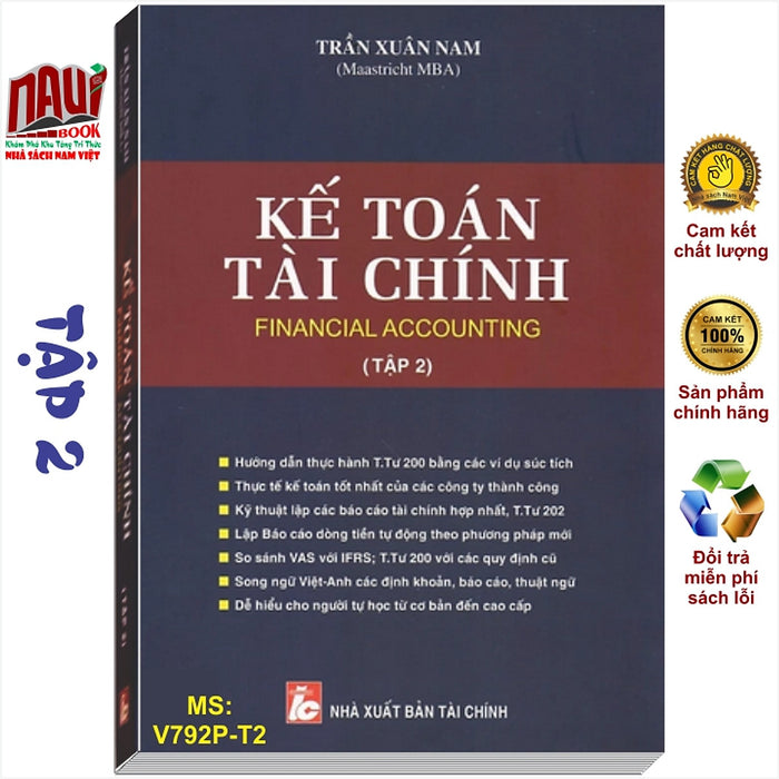 Sách Kế Toán Tài Chính (Tập 2) - Mba Trần Xuân Nam