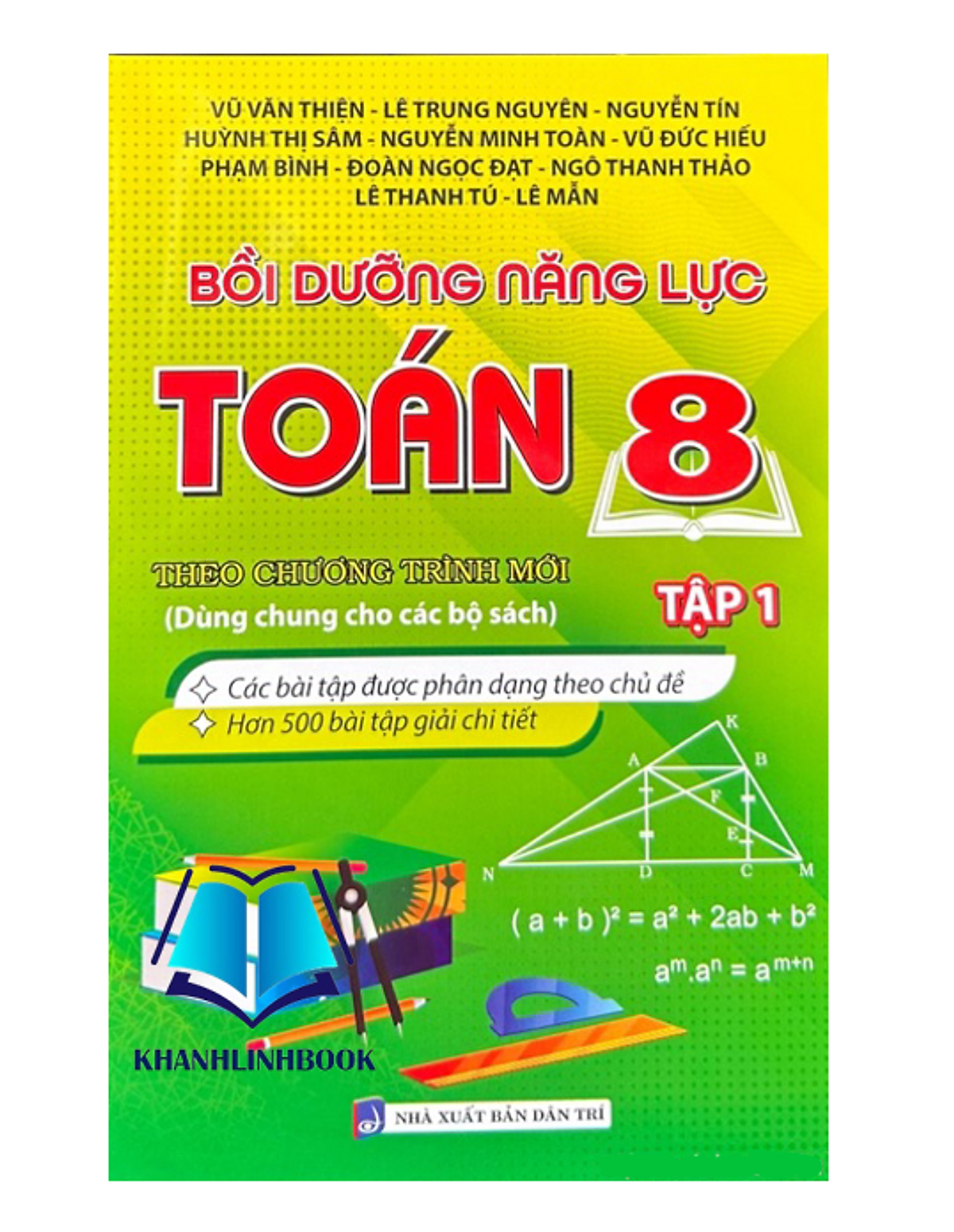 Sách - Bồi Dưỡng Năng Lực Toán 8 - Tập 1 (Pv)