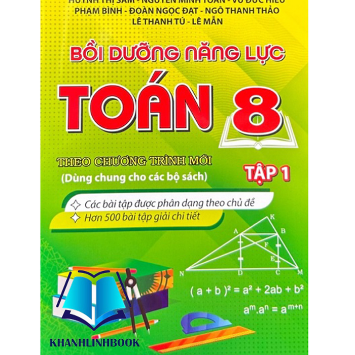 Sách - Bồi Dưỡng Năng Lực Toán 8 - Tập 1 (Pv)