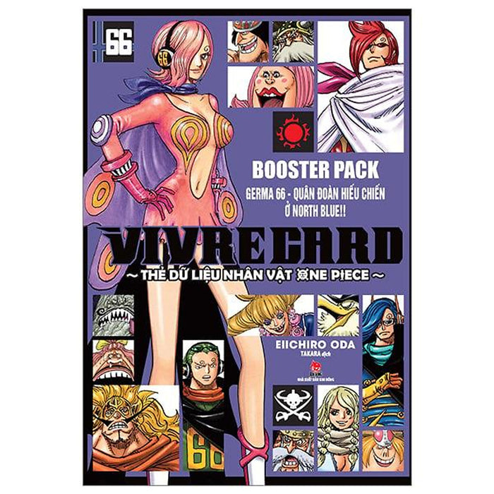 Vivre Card - Thẻ Dữ Liệu Nhân Vật One Piece Booster Pack - Germa 66 - Quân Đoàn Hiếu Chiến Ở North Blue