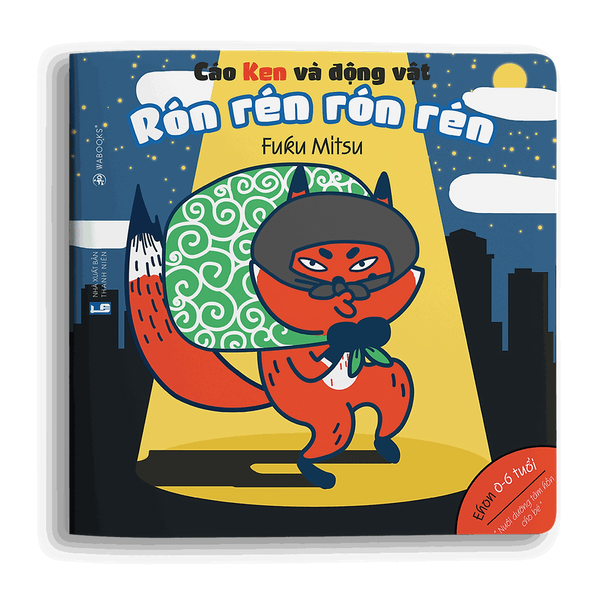 Ehon Âm Thanh Cáo Ken: Rón Rén Rón Rén - Ehon Nhật Bản (Cho Trẻ Từ 0 - 6 Tuổi)