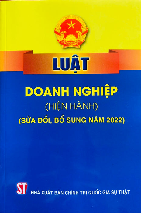 Luật Doanh Nghiệp (Hiện Hành) (Sửa Đổi, Bổ Sung Năm 2022)