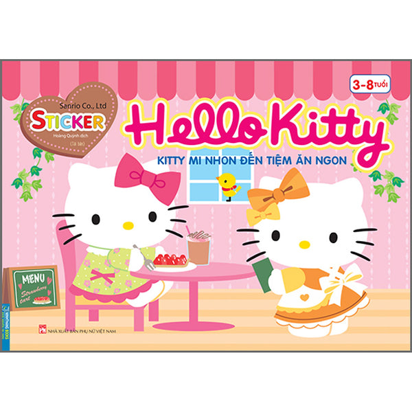 Hello Kitty - Kitty Mi Nhon Đến Tiệm Ăn Ngon (3-8 Tuổi) - Tái Bản