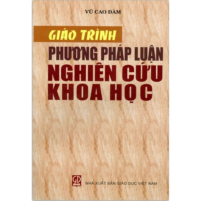 Sách - Giáo Trình Phương Pháp Luận Nghiên Cứu Khoa Học