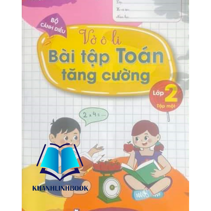 Sách - Vở Ô Li Bài Tập Toán Tăng Cường Lớp 2 - Tập 1 ( Cánh Diều )