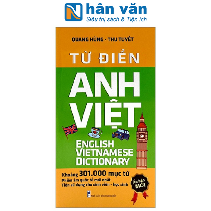 Từ Điển Anh-Việt (Khoảng 301.000 Từ)