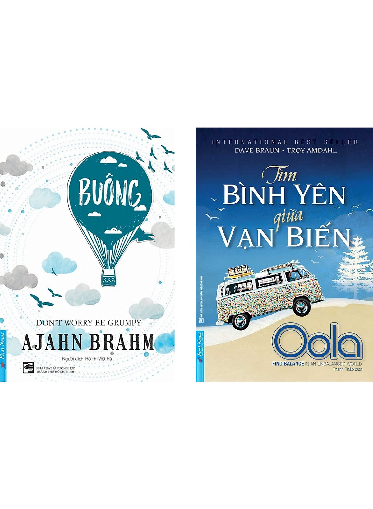 Combo Buông Bỏ Buồn Buông + Tìm Bình Yên Giữa Vạn Biến (Bộ 2 Cuốn) _Fn