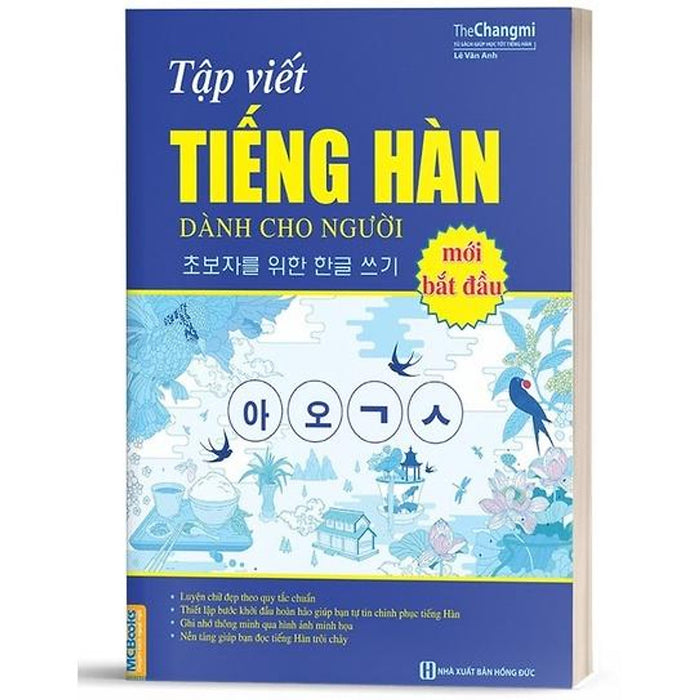 Sách - Tập Viết Tiếng Hàn Dành Cho Người Mới Bắt Đầu