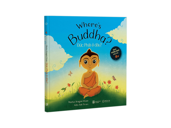 Sách - Bộ Combo 2 Cuốn Dưới Cội Bồ Đề & Đức Phật Ở Đâu - Tủ Sách Hạt Mầm Tâm Bụt, Sách Song Ngữ Anh - Việt