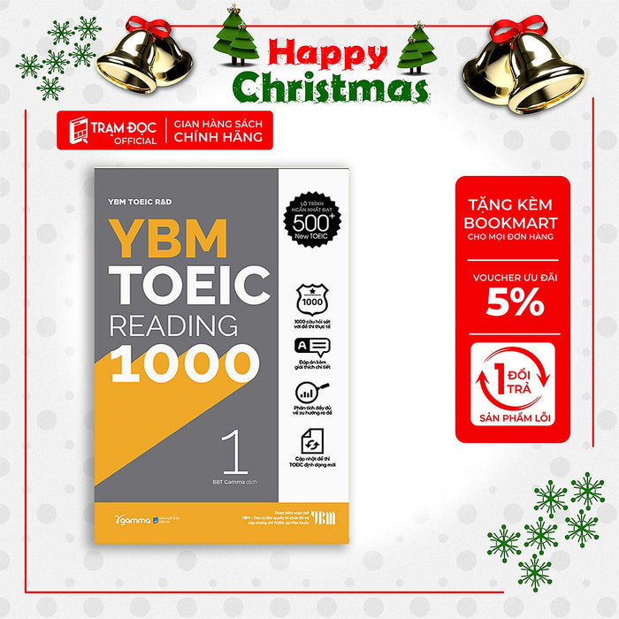 Trạm Đọc | Ybm Actual Toeic Reading 1000 - Vol 1