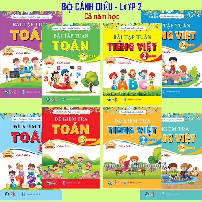 Bài Tập Tuần, Đề Kiểm Tra Toán Và Tiếng Việt Lớp 2 - Cánh Diều - Cả Năm Học