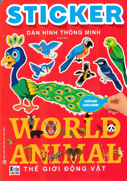 Sticker Dán Hình Thông Minh - Thế Giới Loài Chim _Vt