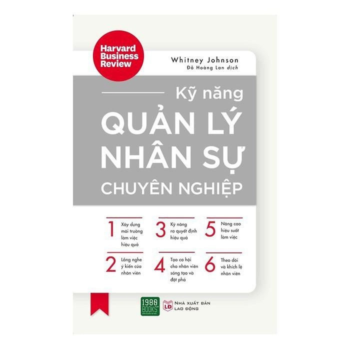 Sách - Kỹ Năng Quản Lý Nhân Sự Chuyên Nghiệp