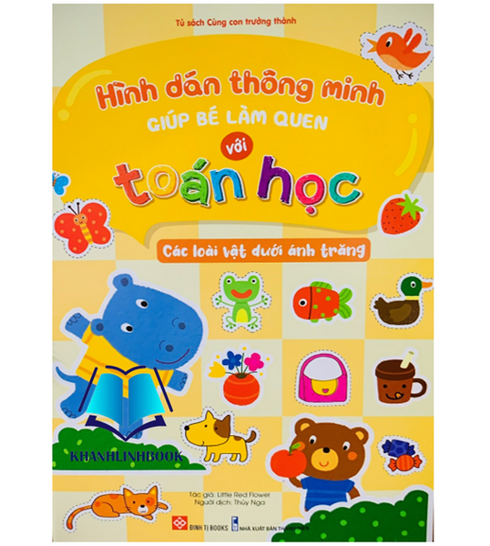 Sách Hình Dán Thông Minh Giúp Bé Làm Quen Với Toán Học - Các Loài Vật Dưới Ánh Trăng