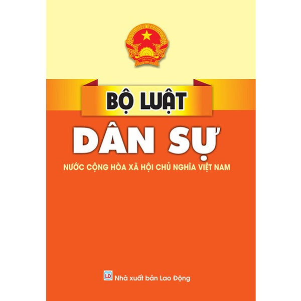 Sách - Bộ Luật Dân Sự Nước Chxhcn Việt Nam - Ndbooks