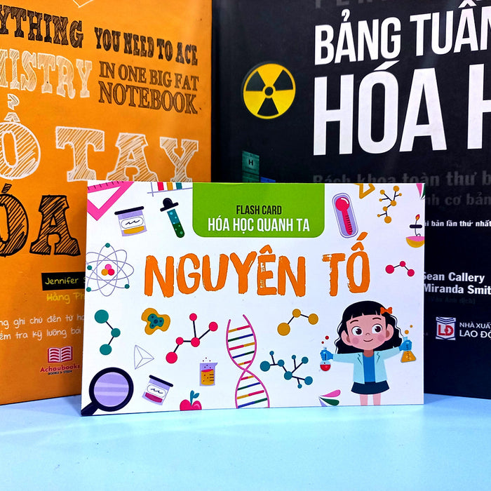 Flash Card Nguyên Tố Hóa Học - Á Châu Books