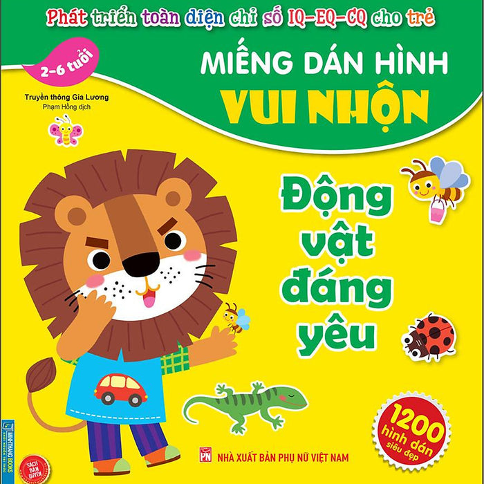 Miếng Dán Hình Vui Nhộn - Động Vật Đáng Yêu