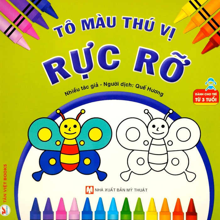 Tô Màu Thú Vị - Rực Rỡ (Dành Cho Trẻ Từ 3 Tuổi) _Tv