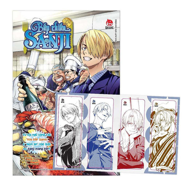 Truyện Tranh One Piece: Bếp Chiến Sanji - Tặng Kèm Obi + Set Bookmark - Nxb Kim Đồng