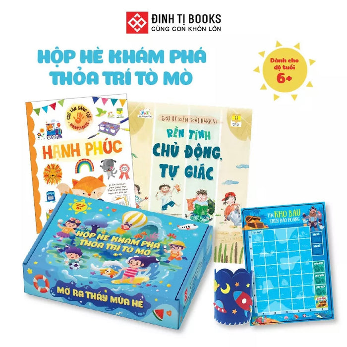 Sách - Hộp Hè Khám Phá, Thỏa Trí Tò Mò – Mở Ra Thấy Mùa Hè Cho Trẻ Từ 6 Tuổi – Đinh Tị Books