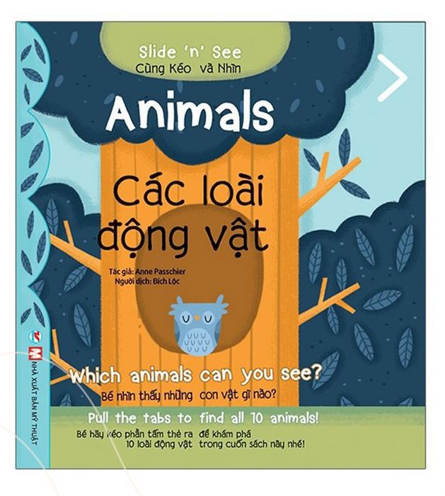 Tương Tác Song Ngữ Việt Anh Slide And See Animals: Các Loài Động Vật - Bản Quyền