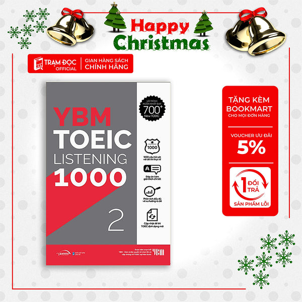 Trạm Đọc Official | Ybm Toeic Listening 1000 Vol 2: Mục Tiêu Đạt 700+ Điểm Toeic