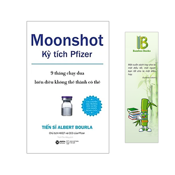 Moonshot - Kỳ Tích Pfizer - Tác Giả: Albert Bourla (Tặng Kèm Bookmark Bamboo Books)