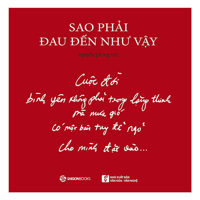 Sao Phải Đau Đến Như Vậy