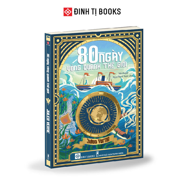 Sách - 80 Ngày Vòng Quanh Thế Giới (Bìa Mềm) - Đinh Tị Books