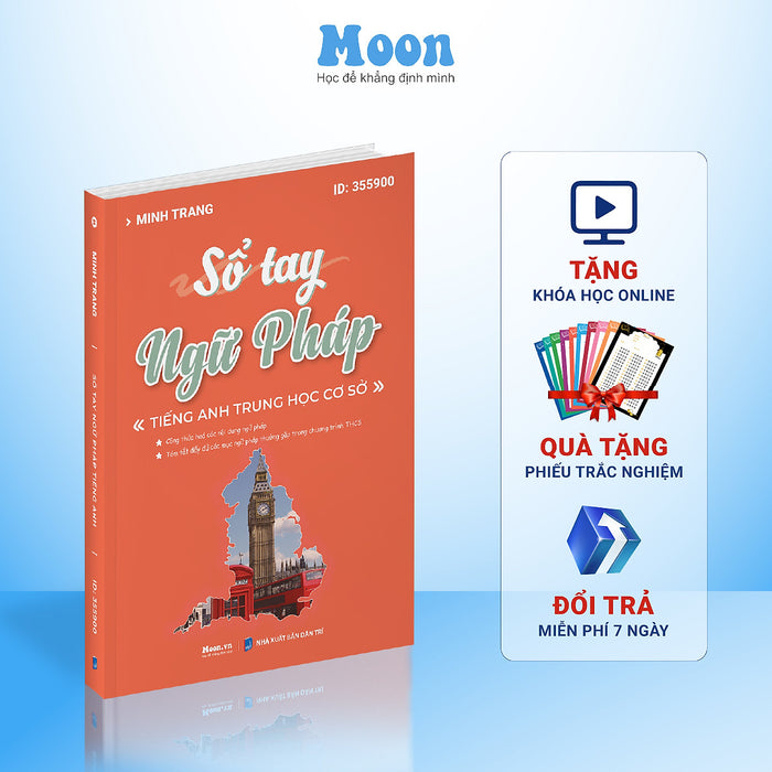 Sổ Tay Ngữ Pháp Thcs, Tổng Ôn Ngữ Pháp Tiếng Anh Dành Cho Học Sinh Thcs Moonbook