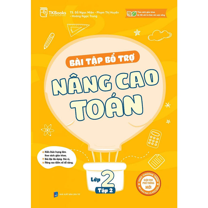 Sách - Bài Tập Bổ Trợ Nâng Cao Toán Lớp 2 - Tập 2 - Mc