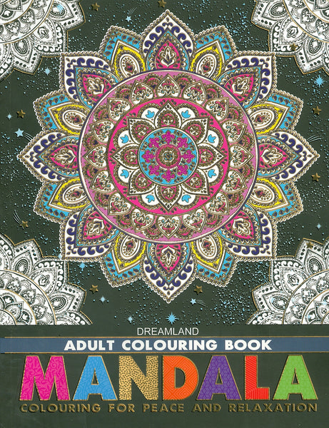 Mandala - Adult Colouring Book (Sách Tô Màu Dành Cho Người Lớn: Họa Tiết Và Hoa Văn)