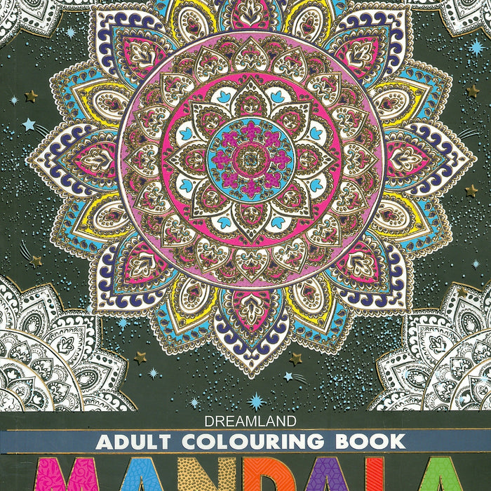 Mandala - Adult Colouring Book (Sách Tô Màu Dành Cho Người Lớn: Họa Tiết Và Hoa Văn)