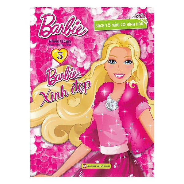 Tô Màu - Barbie Xinh Đẹp 3 (Có Hình Dán) - Bản Quyền
