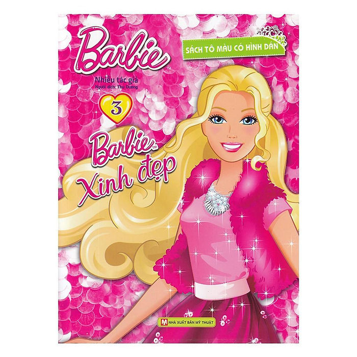 Tô Màu - Barbie Xinh Đẹp 3 (Có Hình Dán) - Bản Quyền
