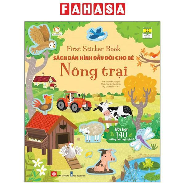First Sticker Book - Sách Dán Hình Đầu Đời Cho Bé - Nông Trại