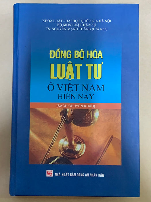 Đồng Bộ Hóa Luật Tư Ở Việt Nam Hiện Nay (Sách Chuyên Khảo) - Ts. Nguyễn Mạnh Thắng