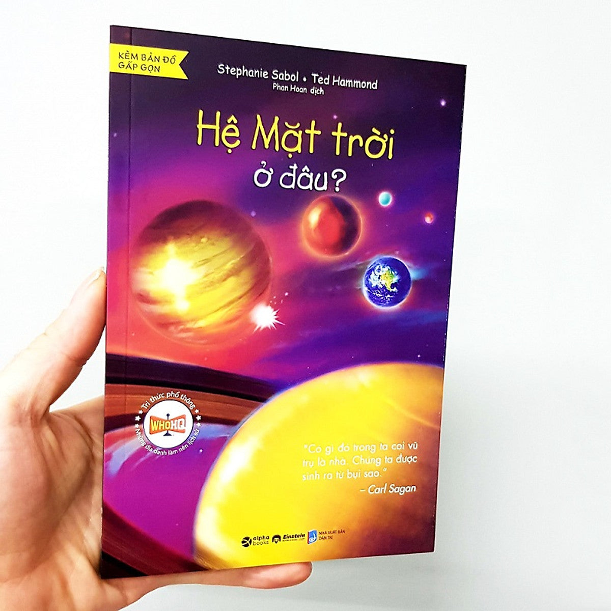 Sách - Hệ Mặt Trời Ở Đâu? (Tri Thức Phổ Thông  -  Những Địa Danh Làm Nên Lịch Sử) 65K